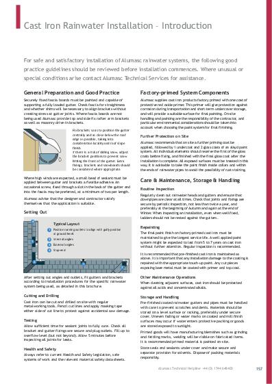 Alumasc Apex Cast Iron Installation Guide