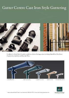 Brett Martin 106mm Prostyle Cast Iron Style Colour Guide