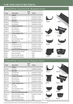 Brett Martin 115mm Deepstyle Cast Iron Style Product Guide