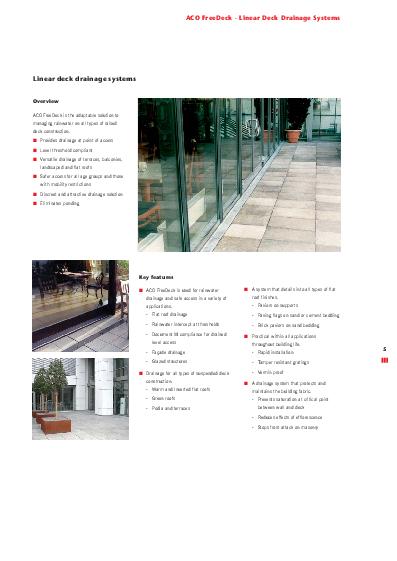 ACO FreeDeck Channels Product Guide