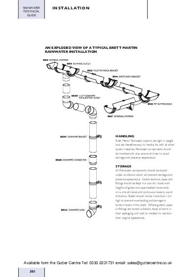 Brett Martin Prostyle Ogee PVC Guttering Installation Guide
