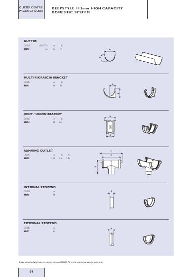 Brett Martin 115mm Deepstyle Cast Iron Style Technical Guide