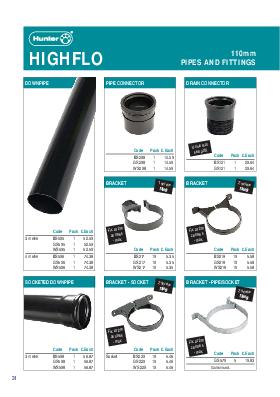 Hunter 110mm & 160mm Circular Downpipes Product Guide