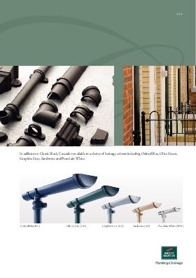 Brett Martin Cast Iron Style Guttering Colour Guide