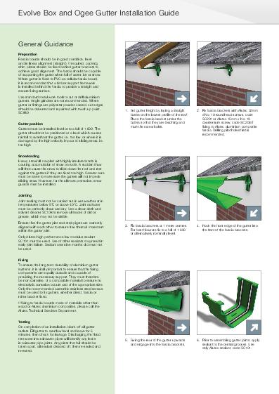 Alutec Aluminium Ogee Guttering Installation Guide