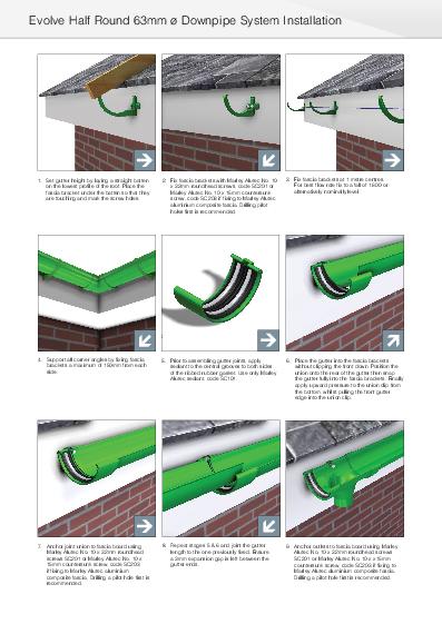 Alutec Aluminium Half Round Guttering Installation Guide