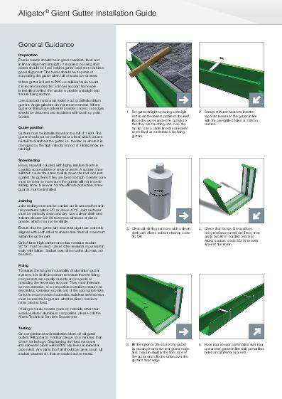 Alutec Snapfit Aluminium Giant Installation Guide