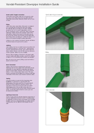 Alutec Aluminium Vandal Resistant Installation Guide