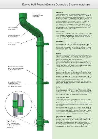 Alutec Aluminium Evolve Circular Pipes Installation Guide