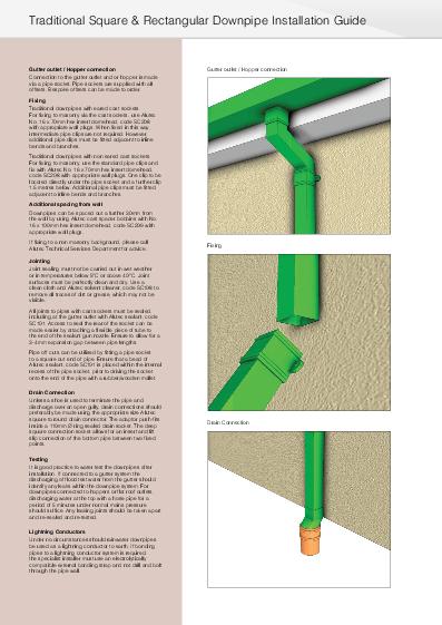 Alutec Aluminium Traditional Rectangular Installation Guide