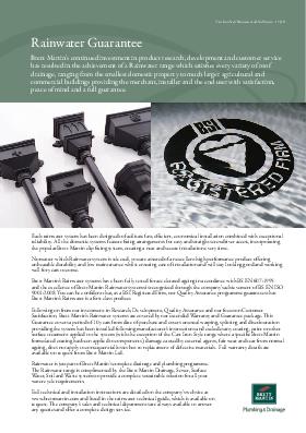 Brett Martin Cast Iron Style Guttering Warranty