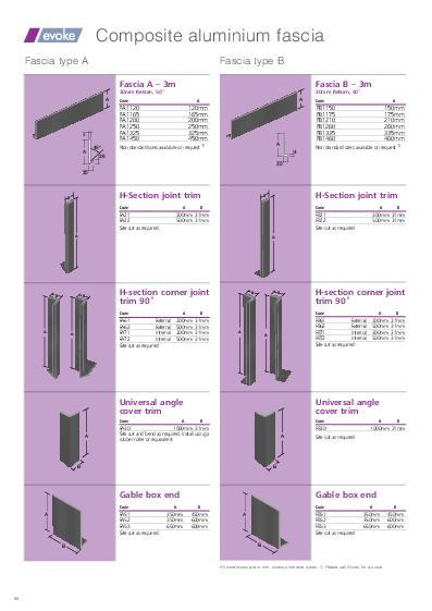 Alutec Evoke Aluminium Fascia & Soffit Technical Guide