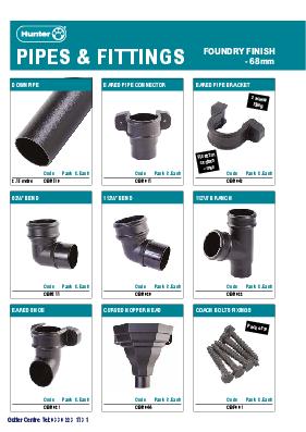 Hunter Foundry Finish Downpipes Product Guide