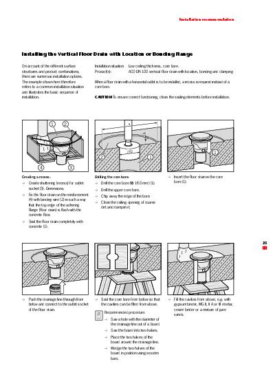 ACO Cast Iron TotalFlow Gullies Installation Guide