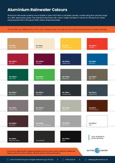 GC Standard Colour Guide