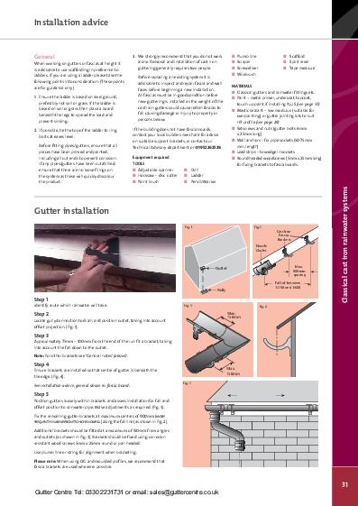 Pam Building Cast Iron SG Installation Guide