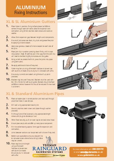 Rainguard Aluminium Installation Guide