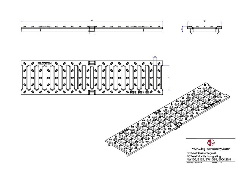 BG-Graspointner FILCOTEN Ductile Iron Slotted NW Technical Guide