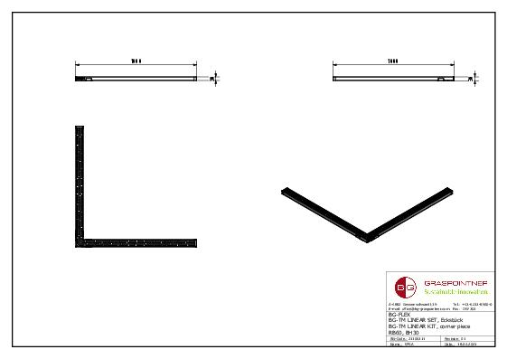 BG-Graspointner BG-FLEX Terrace Corner Element Technical Guide