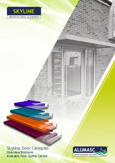 Alumasc Skyline Aluminium Canopies Product Guide