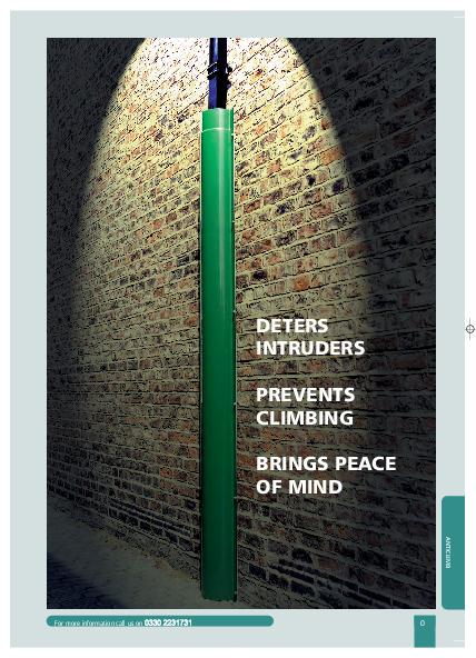 Rainguard GRP Anti Climb Downpipe Covers Product Guide