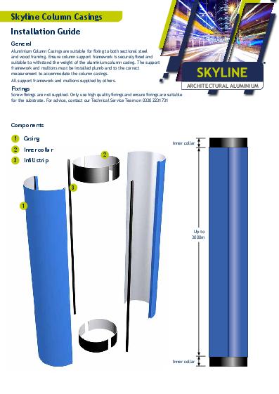 Alumasc Skyline Circular Column Casing Installation Guide