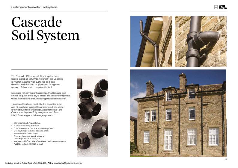 Brett Martin Soil System Cast Iron Style Product Guide