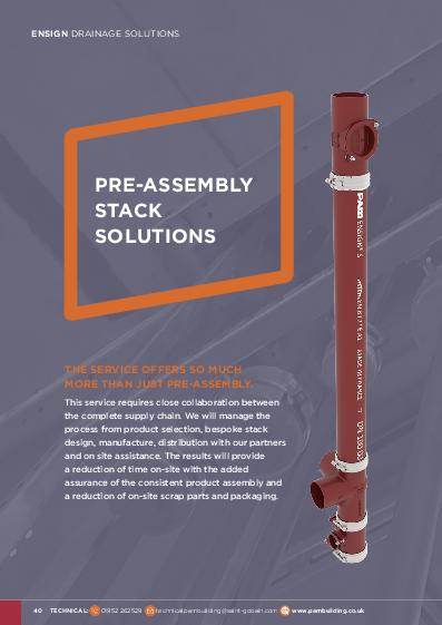 Pam Building Ensign Pre-Assembly Stack Product Guide