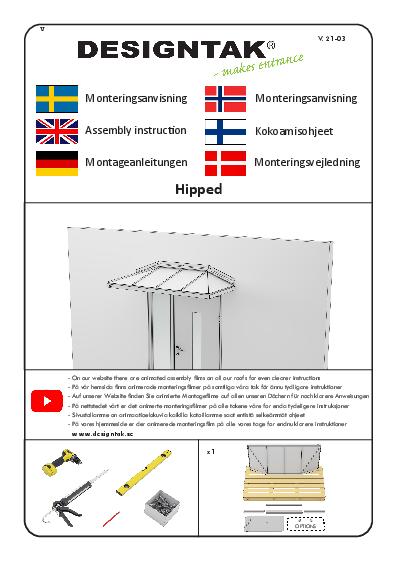 GC Metal Canopies Hipped Installation Guide