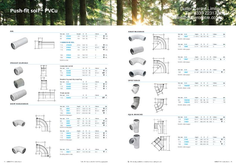 Marley Push Fit Soil PVC-C Technical Guide