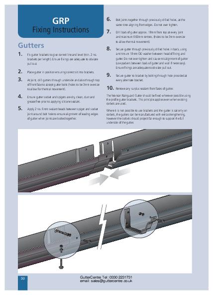 Rainguard GRP Guttering Installation Guide